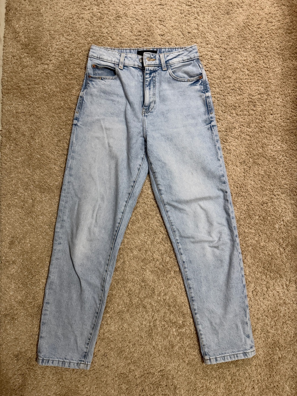 Zara Light Blue High-Rise Jeans